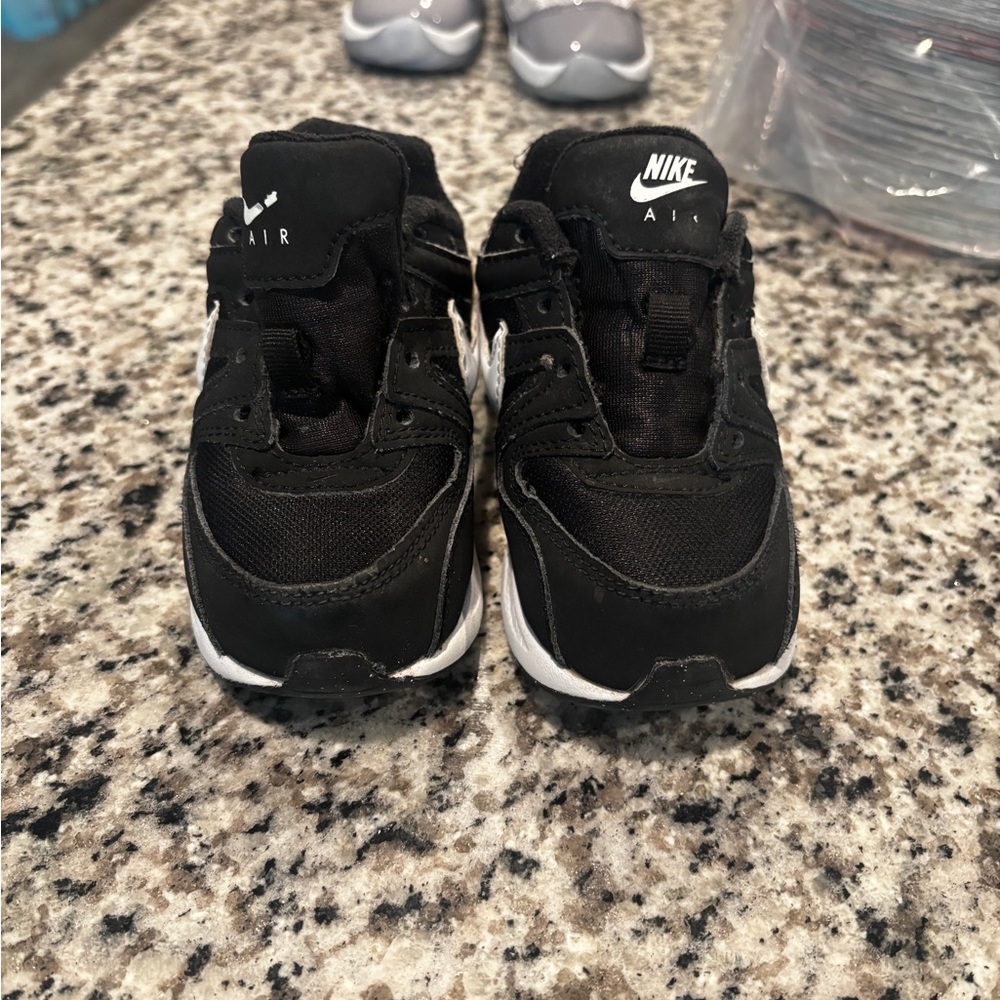 Nike Kids Black and White Air Sneakers